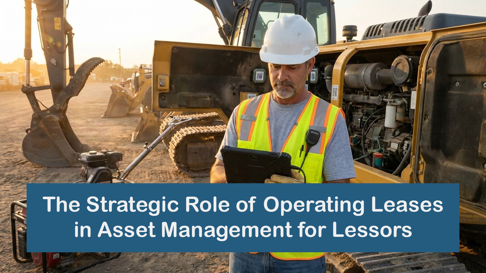 Operating lease asset management dashboard for equipment lessors