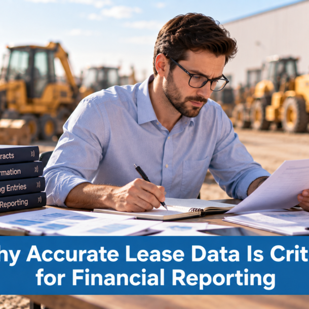 Accurate lease data for financial reporting