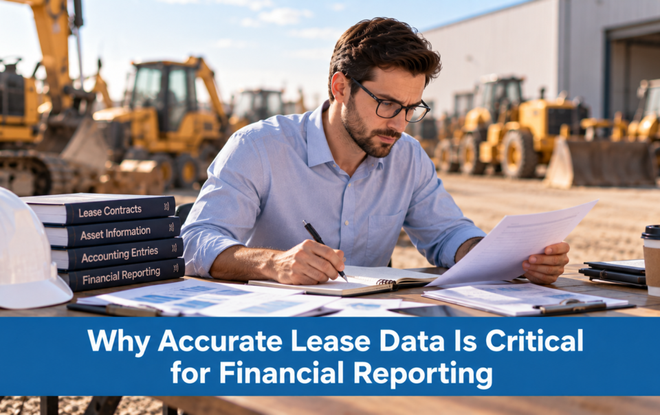 Accurate lease data for financial reporting